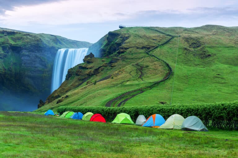 Camping somewhere in Iceland